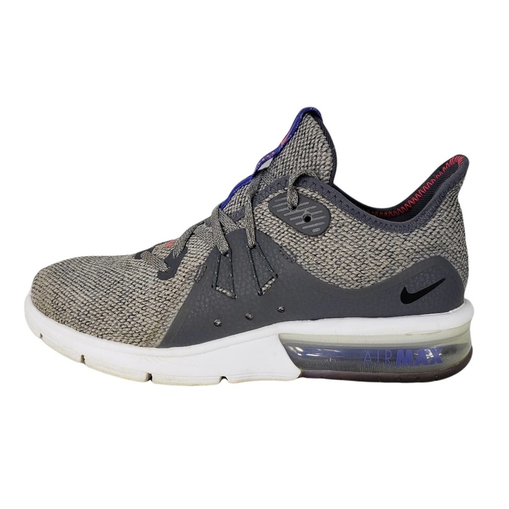 Nike Air Max Sequent 3 Size 7 Grey/White/Purple/Pink